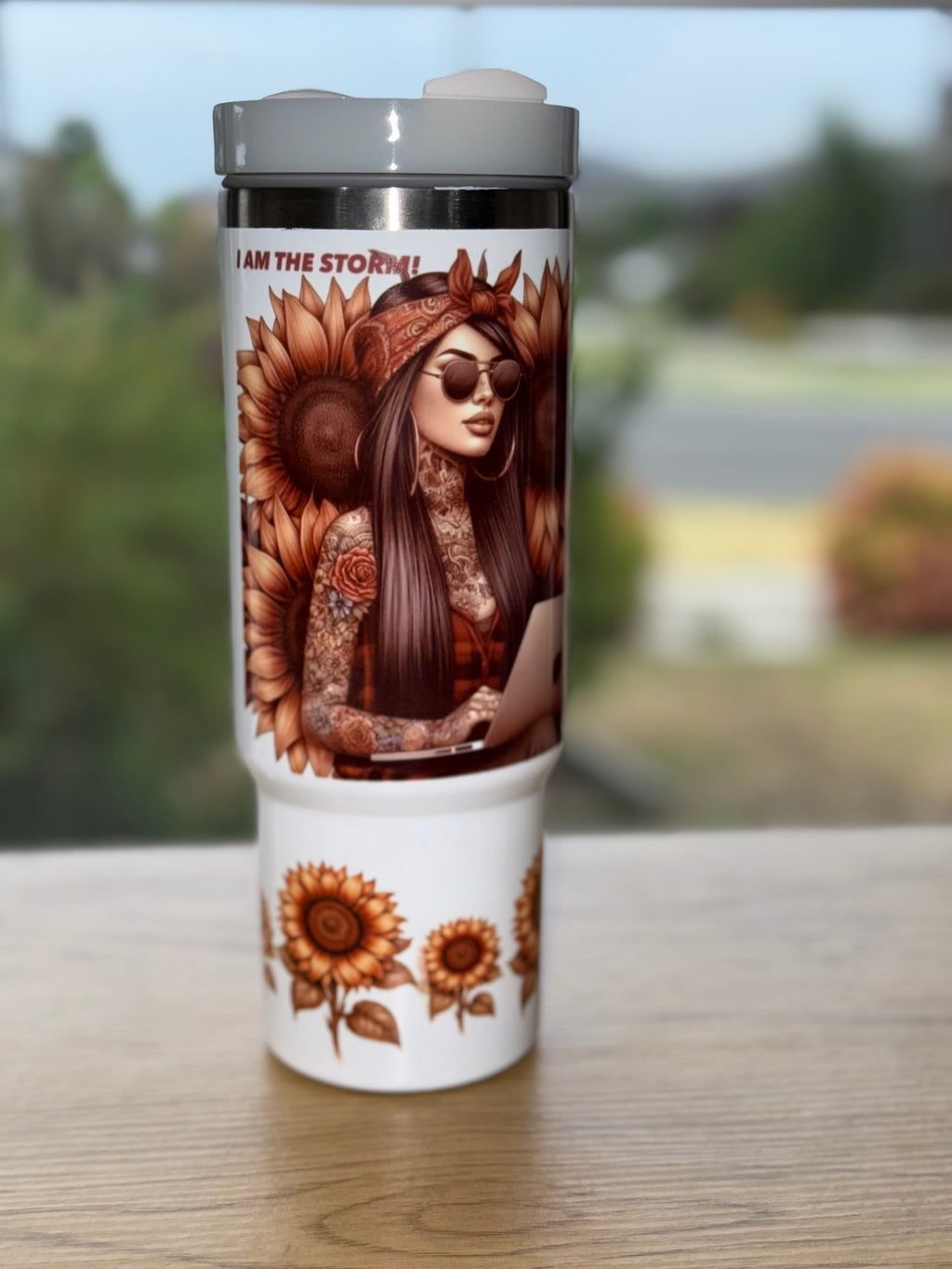 40oz Tumbler with handle