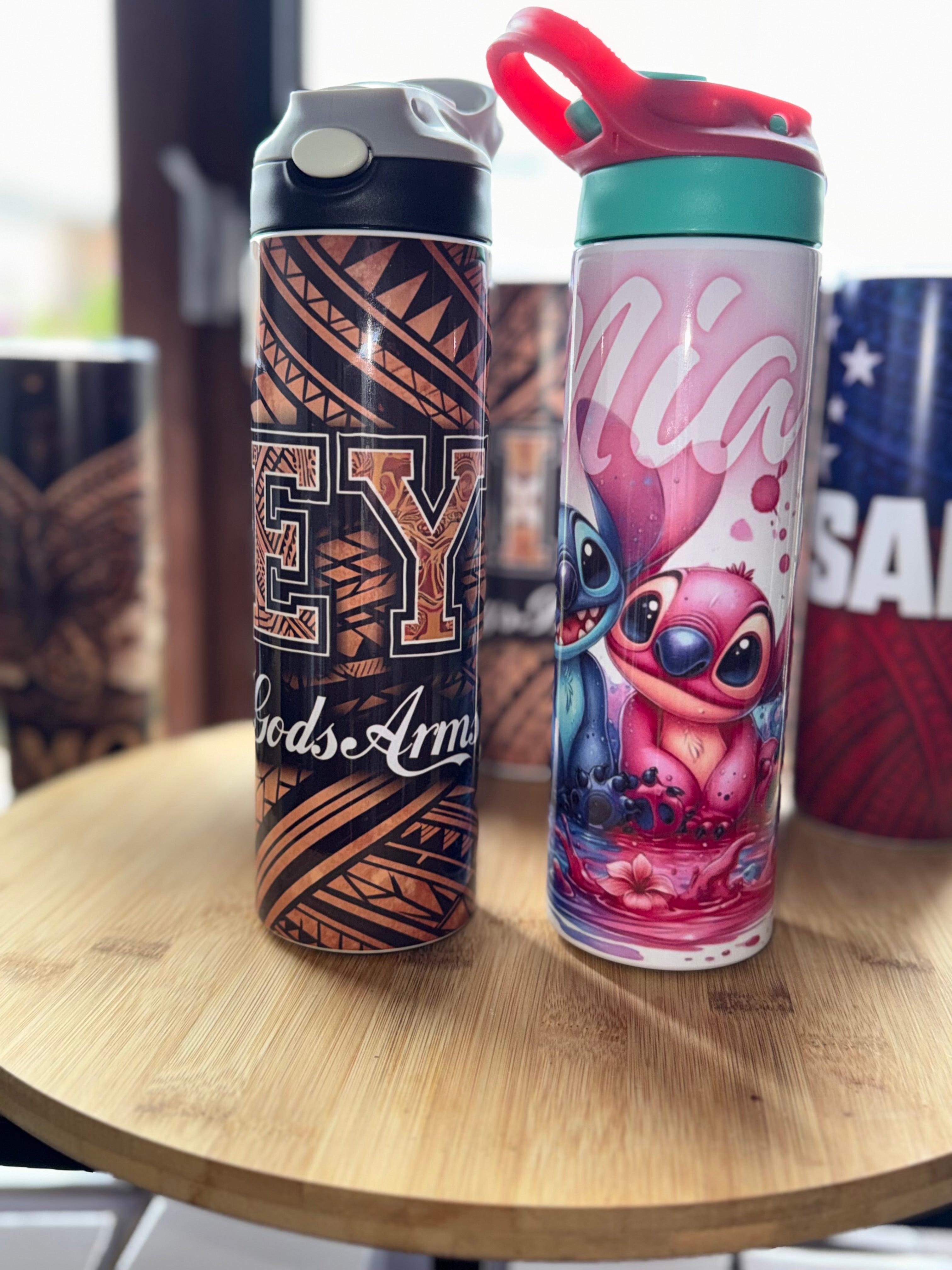 Kids customised drink bottles