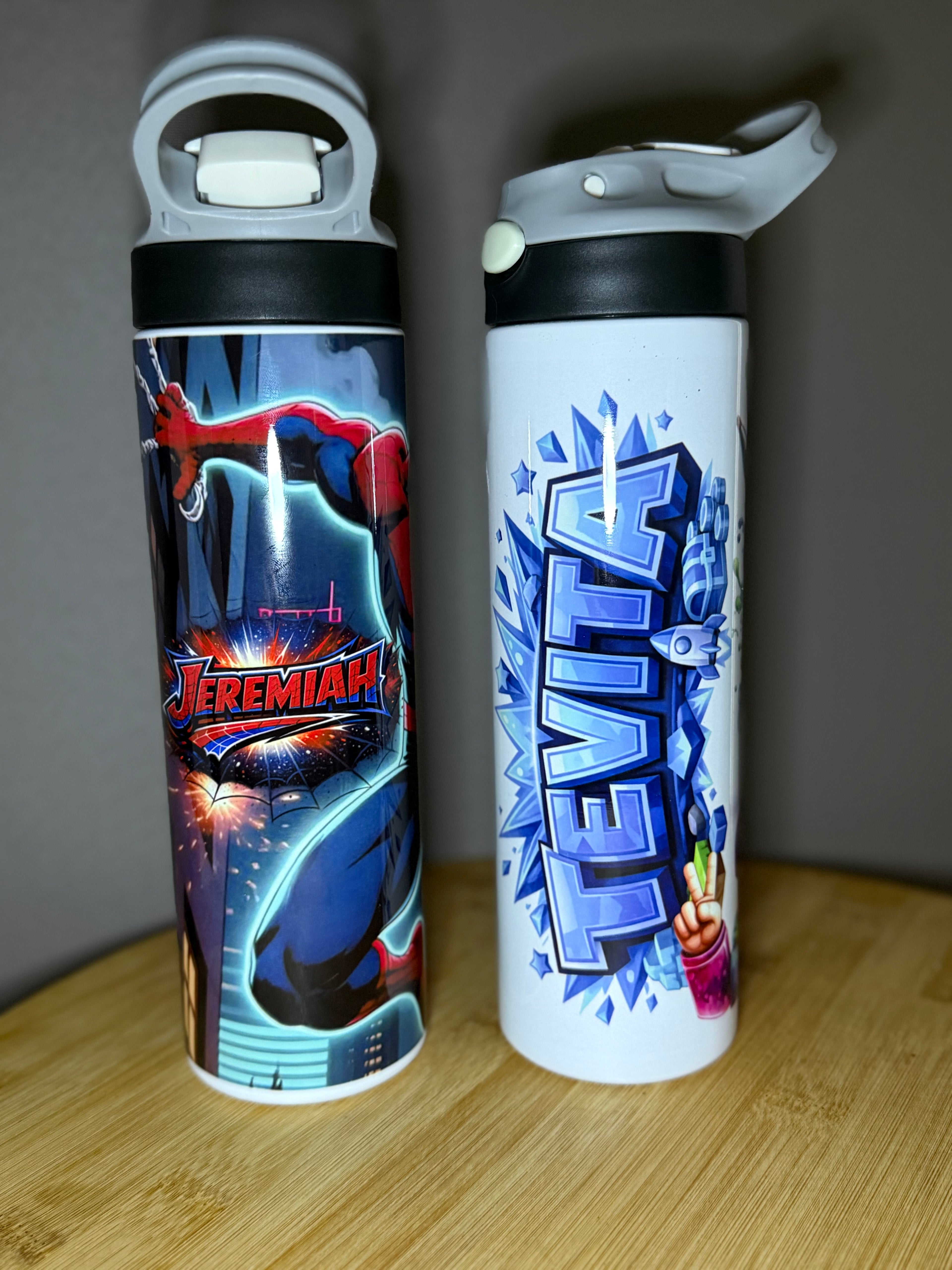 Kids customised drink bottles