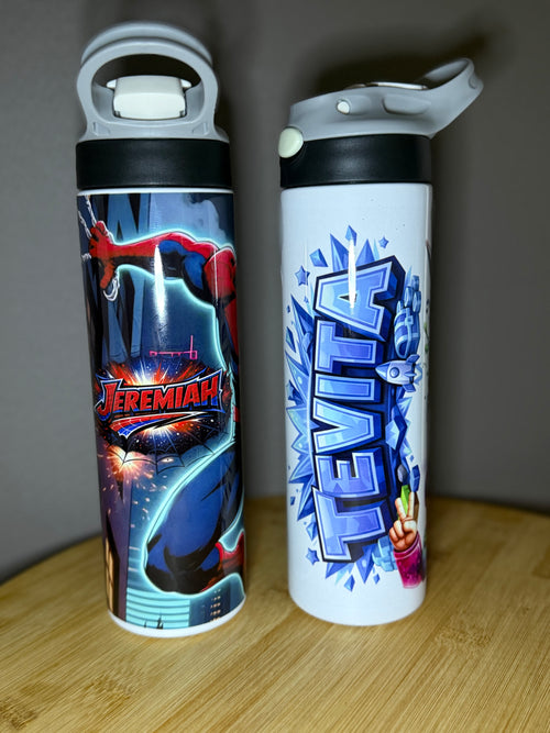 Kids customised drink bottles